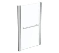 Ideal Standard Concept Space Clear Straight Bright Silver Effect Frame Bath Screen, (H)140.3Cm (W)738mm