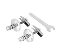 Ideal Standard Fixings Dea Hinge kit for toilet seat Beech/stainless steel