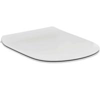 Ideal Standard - Tesi, Toilet seat Slim Soft Close Original, Toilet seat Cover, T3527V1, White Silk
