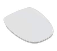 Ideal Standard D Shaped Toilet Seat Dea Duroplast White Plastic thin with drop brake T676701