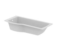 Ideal Standard Tempo Arc White P-Shaped Left-Handed Showerbath Shower Bath (L)169.5Cm (W)79.5Cm