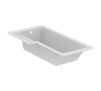 Ideal Standard Tempo Cube White P-Shaped Left-Handed Showerbath Shower Bath (L)169.5Cm (W)84.5Cm