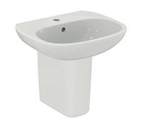 Ideal Standard Tesi 50cm Semi Pedestal Bathroom Sink/Basin, 1 Tap Hole, T009901, White