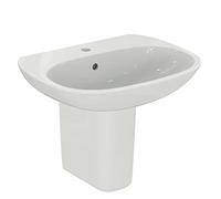 Ideal Standard Tesi 60cm Semi Pedestal Bathroom Sink/Basin, 1 Tap Hole, T352201, White