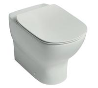 Ideal Standard Tesi White Rimless Slim Back To Wall Toilet & Cistern With Soft Close Seat & Concealed Cistern