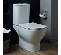 Ideal Standard Tesi White Slim Close-Coupled Toilet With Soft Close Seat