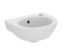 Ideal Standard Tirso Gloss White Round Wall-Mounted Cloakroom Basin (W)35Cm