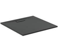 Ideal Standard Ultra Flat New Square Shower Tray, 900 x 900mm, T4467V3, Silk Black