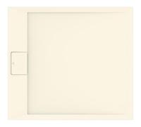 Ideal Standard - Ultra Flat S i.Life, Rectangular Shower Tray 100x90 in Resin, Short Side Drain Waste, Stone Effect matt Finish, Sand