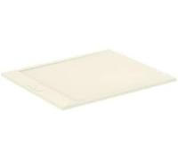 Ideal Standard - Ultra Flat S i.Life, Rectangular Shower Tray 120x100 in Resin, Short Side Drain Waste, Stone Effect matt Finish, Sand