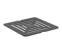 Ideal Standard - Ultra Flat S+ Shower Tray Drain Grill, Stainless Steel, Black
