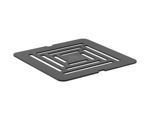 Ideal Standard - Ultra Flat S+ Shower Tray Drain Grill, Stainless Steel, Black