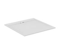 Ideal Standard - Ultra Flat S i.Life, Square Shower Tray 120x120 in Resin, Hidden Waste, Matte Stone Effect Finish, White