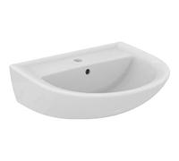 Wall Hung Basin Ideal Standard EUROVIT 1 hole, With overflow 550x175x460mm White