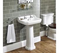 Ideal Standard Waverley Pedestal Bathroom Basin 560mm - U470101B