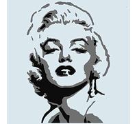 Ideal Stencils Marilyn Monroe Art and Decor Stencil | Famous Face Wall Art | Reusable (L/ 37X53CM)