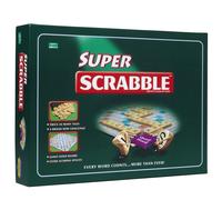 Ideal Super Scrabble: twice as many tiles and a giant-sized board | Classic Games | For 2-4 Players | Ages 10+