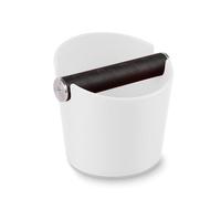 Ideal Swan Coffee Knock Box 4.8 Inch Espresso Knock Box Coffee Bin Barista Accessories Coffee Machine Accessories Shock-Absorbent Barista Style Knock Box with Removable Metal Knock Bar (White Box)