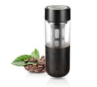 Ideal Swan Cold Brew Coffee Maker - 650ml Portable Iced Coffee Maker Brewer with Fine Mesh Filter, Multipurpose Cold Brew Tea Bottle for Coffee and Juice, Iced Coffee Machine for Outdoor, Travel, Home