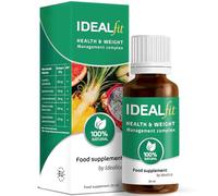 IDEALFIT by IDEALICA natural Weight Loss Drops | Weight Control and Appetite Suppression | L-Carnitine | Goji Berries | 20ml