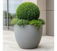 IDEALIST Plant Pots 40cm Plant Pot, Grey Reinforced Stone Planter, 45L