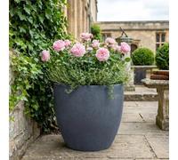 IDEALIST Plant Pots 40cm Plant Pot, Slate Reinforced Stone Planter, 45L