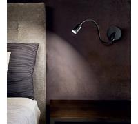 Focus LED 1 Light Reading Lamps Black Netlighting Black One Size