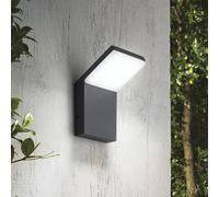 Style LED 1 Light Outdoor Wall Light Anthracite IP54 Netlighting Black One Size