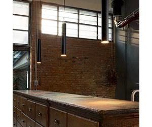 Ideallux Ideal Lux LED pendant light Look, Ø 6 cm, black, metal