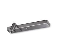 Ideallux Ideal Lux LED wall light Bonne Nuit 1, nickel-coloured, 22 cm