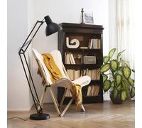 Ideallux Ideal Lux Wally floor lamp, black, height 160 cm, metal