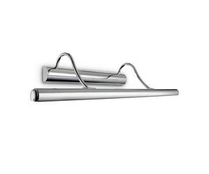 Ideallux Mirror-10 wall light, chrome, 60 cm