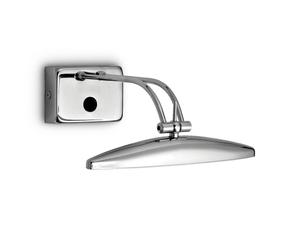 Ideallux Mirror-20 wall light, chrome, 25 cm