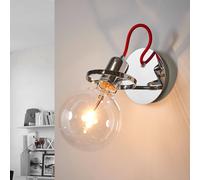 Radio 1 Light Wall Light Chrome E27 Netlighting Grey One Size