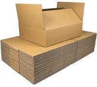 iDEALS UK PACKAGING LTD 10 x 12x9x2.5" A4 Size Shallow Cardboard Packaging Shipping Boxes - 305x229x64mm Internal Measurements - 10 Pack (12'' x 9'' x 2.5'')