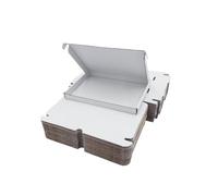 iDEALS UK PACKAGING LTD 50 x White C5 A5 Postal Pip Boxes Large Letter Generic Shipping Cardboard Boxes For Posting Large Letter Postage, C5 Postal Box, Flat Pack - Pack of 50