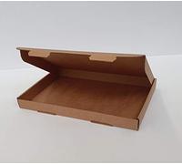 iDEALS UK PACKAGING LTD C5 A5 size large letter postal mailing boxes 230 x 160 x 22mm - 9'' x 6.4'' x 0.9''. The box has securing and locking tabs for extra protection. (25)