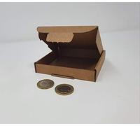 iDEALS UK PACKAGING LTD MINI C7 PIP Box Large Letter Size Cardboard Postal - 101 x 101 x 20mm (4'' x 4'' x 0.8'') for Jewellery, E-liquids, Stamps, Small Coins and More (50)