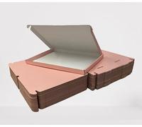iDEALS UK PACKAGING LTD PINK C4 A4 size box large letter cardboard shipping mailing postal PIP. Internal size: 32.6cm x 22.7cm x 2.1cm (100)