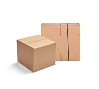 Ideals UK packaging ltd single wall small parcel cardboard shipping boxes - pack of 25 boxes. (4'' x 4'' x 4'' (102x102x102mm))