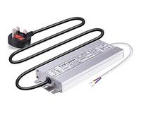 Idealyuan 150W 12V DC LED Power Supply, IP67 Waterproof Low Voltage Transformer LED Driver Adapter, 100-260V AC to 12V DC Converter for LED Strips, Outdoor Lights, CCTV Cameras & More