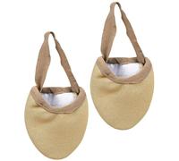 IDEANATEGRATE 1 Pair Dance Half Socks Foot Cover Toe Nylon Suede Half Palm Design Reduce Friction Protecting Feet for Ballet Dancers and Dancing