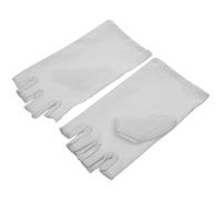 IDEANATEGRATE 1 Pair Fingerless UV Gloves for Gel Nail Art with UV Protection and Wear-resistant Spandex Material, for Professional Manicures and Driving