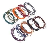 IDEANATEGRATE 10 Pcs Notebook Elastic Spring Bands Journal Wraps Bands 39.30x0.04x0.04in Compact Bundling Items Sturdy Nylon Rope for Travel and Outdoor Activities Travel Journal Notebook