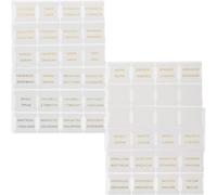 IDEANATEGRATE 10 Sheets White Leather Bible Tabs for Study with 66 Indexed and 14 Blank Self-Adhesive Bible Page Dividers Labels Supplies