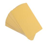 IDEANATEGRATE 100pcs Solid Aluminum Blank Business Cards for Engraving Lightweight Metal Name Card Blanks Standard for DIY Crafting Office Personal Use