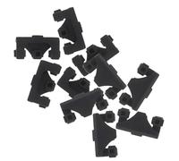 IDEANATEGRATE 10pcs Black Silicone Air Fryer Bumpers Replacement Triangle Steamer Plate Covers Non-Scratch Easy to Replace Protective Pads for Air Fryers Cooking Accessories