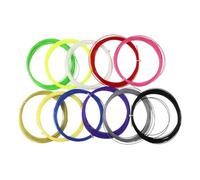 IDEANATEGRATE 10pcs High Elastic Badminton Racket String for Training and Professional Use Mixed Color Replacement Lines with Strength and Stretch for Precise Hitting Random Color