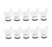 IDEANATEGRATE 10Pcs Hot Water Bottle Stopper Replacement Caps Plastic Thermal Bottle Plugs with Double Washers for Hot Water Sack Leak Sealing