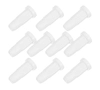 IDEANATEGRATE 10pcs Plastic round Crib Caster Cups for Carpet Protection, Easy Installation Wheel Stoppers for Bed and Crib Furniture Accessories